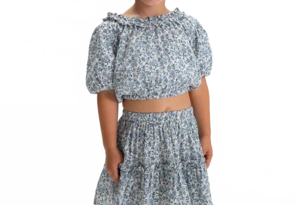 NEW MAYORAL girl's floral smock top in multi